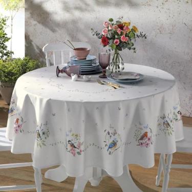 Imagem de Toalha de Mesa Clean Renova Dohler 8 Lugares Redonda 180x180cm, JARDIM