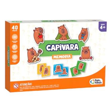 Imagem de Pais & Filhos - Jogo da Memória, Capivara