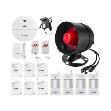 Imagem de Sistema De Alarme Residencial Com Sirene Antifurto WIFI De Alto Decibe