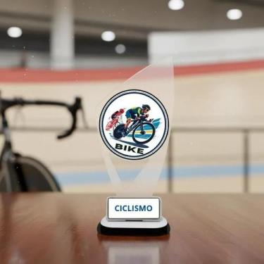 Imagem de Troféu Para Ciclismo Em Acrílico Bike Para Premiação 1 Peça - Somedalh