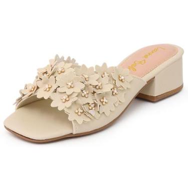 Imagem de Sandália Salto Bloco Médio Saltinho Delicado e Confortável - Lanna Cal