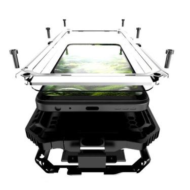 Imagem de Capa de telefone Lunivop Moto G 5G 2025 6,7" Metal Rugged
