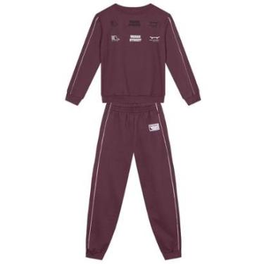 Imagem de Conjunto infantil menino em moletom Brandili-Masculino