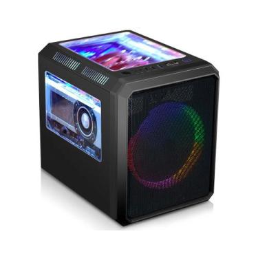 Imagem de Gabinete Gamer K-mex CG-03RC MicroCraft Com 1 Fan 200mm - K-mex Indúst