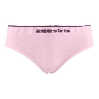 Imagem de Kit 3 Calcinhas Tanga Infantil Menina Sem Costura Zee Rucci, P, Sortid