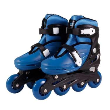 Imagem de Patins Inline Basic Azul 33-36 (P88)/Belfix - Bel Sports