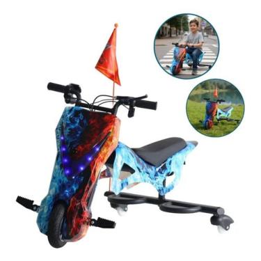 Imagem de Mini moto eletrica drift 250w forte até 80kg bw387 cor:azul - Importwa