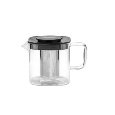 Imagem de Bule para Chá Tramontina em Vidro e Aço Inox com Infusor 600 ml