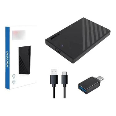 Imagem de Case Externo Para SSD 2.5Pol SATA HDD/SSD Hiksemi MHC201 USB 3.1 6Gbps
