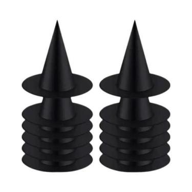 Imagem de Chapéu De Bruxa Preto De Halloween (2 Unidades) - Chapéus De Bruxa Pen