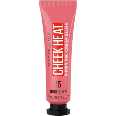 Imagem de Maybelline Cheek Heat Gel-Cream Blush Makeup, Lightweight, Breathable Feel, Sheer Flush Of Color, Natural-Looking, Dewy Finish, Oil-Free, Nude Burn, 0.27 Fl Oz