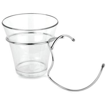 Imagem de Balde para Champagne Forma com Suporte Transparente