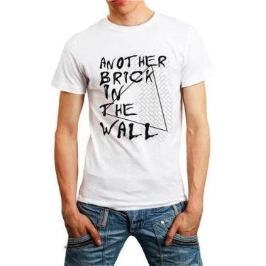 Imagem de Camiseta De Banda Pink Floyd Branca Adulto Infantil - Vetor Camisaria