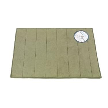 Imagem de Carnation Home Fashions Tapete de banho de espuma viscoelástica, 53 x 86 cm, sálvia