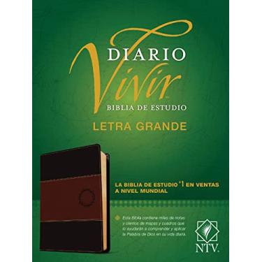 Imagem de Biblia de Estudio del Diario Vivir Ntv, Letra Grande (Sentipiel, Café/Café Claro, Letra Roja)