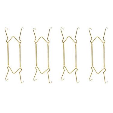 Imagem de Hillman 122048 Suportes De Placa 5-1/2" -8" Com Protetores De Ponta Vendidos Como 4 Pacotes