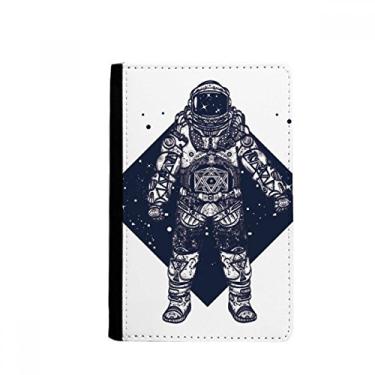 Imagem de Carteira com estampa de arte do universo astronauta estrelas, porta-cartões Notecase Burse