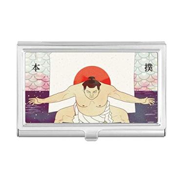 Imagem de Mount Japanese Ukiyo-e Sumo Porta-cartões de visita