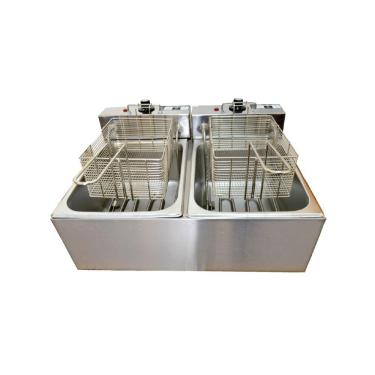 Imagem de Fritadeira Elétrica 2 Cubas Plus Aço Inox 10L 110v 3600W