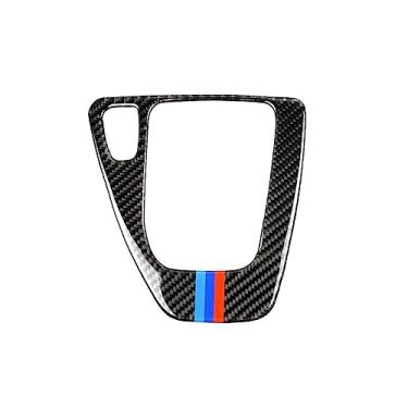 Imagem de UTOYA 1 pcs Fibra de carbono do carro Painel de engrenagem interior adesivo Moldura decorativa, apto para BMW série 3 E90 2005-2012 Estilo do carro