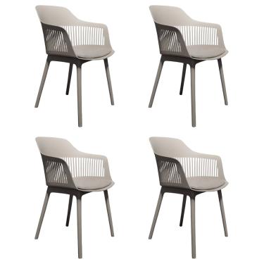 Imagem de Kit 4 Cadeiras Design De Jantar Marcela