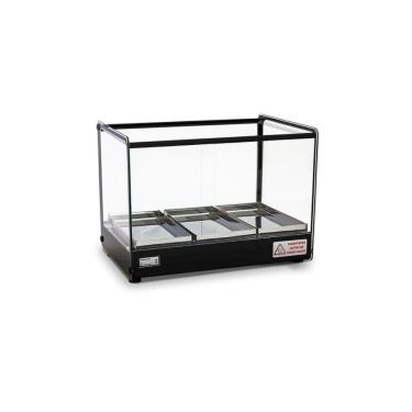 Imagem de Estufa Vitrine Quadrada para Salgados 3 Bandejas EVR Titã