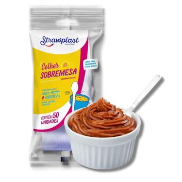 Imagem de Colher Sobremesa Reforçada Cristal 50 Und.