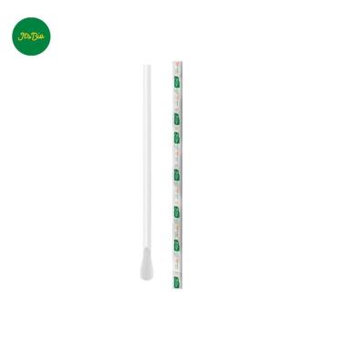 Imagem de Canudo Bio Mexedor Sache Papel 8 Mm  Pp C/ 2000 Un.