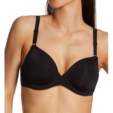 Imagem de Maidenform Sutiã feminino One Fab Fit Modern Demi Underwire, Eclipse preto/azul-marinho, 40B