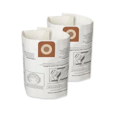 Imagem de CRAFTSMAN CMXZVBE38750 Sacos de coleta de poeira para a maioria dos aspiradores CRAFTSMAN Shop de 16 e 20 galões, coleta detritos finos secos, reduz o tempo de limpeza, pacote com 2