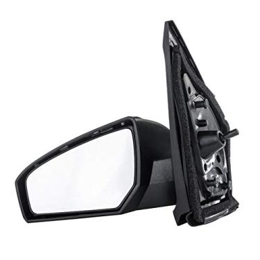 Imagem de Espelho lateral esquerdo do motorista para Nissan Sentra (2007 2008 2009 2010 2011 2012) Manual, não pintado não aquecido retrovisor retrovisor de porta de reposição - Parts Link #: NI1320166