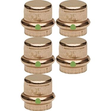 Imagem de VIEGA 77712 Propress Zero Lead Copper Cap com encanamento de 1,27 cm (pacote com 5)