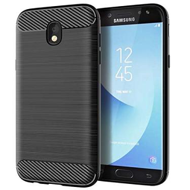 Imagem de Capa para Samsung Galaxy J5 2017, sensação macia, proteção total, anti-arranhões e impressões digitais + capa de celular resistente a arranhões para Samsung Galaxy J5 2017