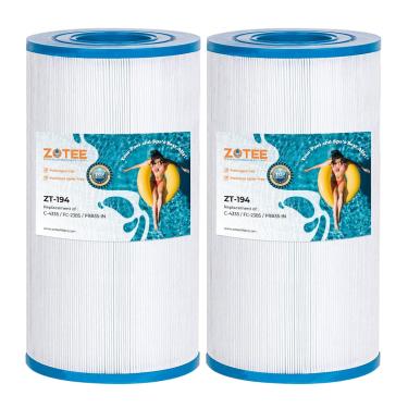 Imagem de ZOTEE Filtro de spa PRB35-IN substitui Unicel C-4335, Filbur FC-2385, R173431, Guardian 409-219, 03FIL1300, 17-2482, 25393, 303557, 817-3501, Darlly 40353 Hot Tub. Filtro, 2 Embalagem