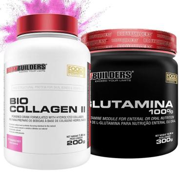 Imagem de Kit L-Glutamina 300g + Bio Collagen 200g - Bodybuilders-Unissex
