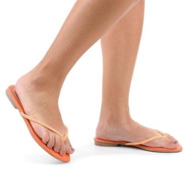 Imagem de Sandália Rasteira Casual Rasteirinha Chinelo Brilho Strass Confot Moda PassoChiq-Feminino