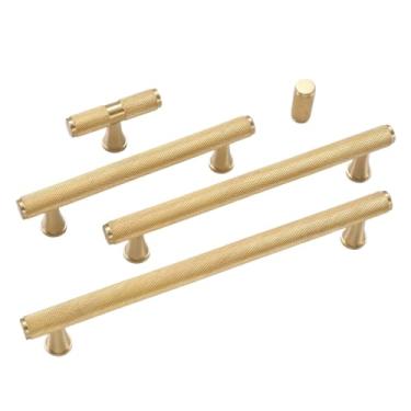 Imagem de Puxadores de móveis de latão, puxadores de gaveta, armário, guarda-roupa, caixa de sapato, gaveta, armário, barra de vinho, 192mm