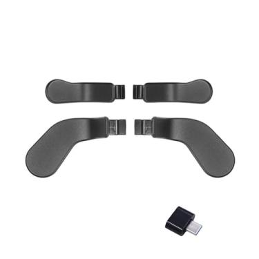 Imagem de 4 Pcs Elite 2 Core Controller Paddles for Xbox One Elite Series 2, Elite Control Paddles for Xbox One Elite, Elite Controller Metal Paddles for Xbox One Elite Series 2 (Black) Type-C Convertor