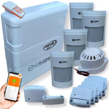 Imagem de Alarme WiFi PPA Monitorado App Sir Sensor infra e magnético
