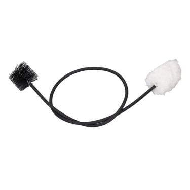 Imagem de Cotonete de Limpeza de Saxofone, Escova de Limpeza de Pescoço de Saxofone Fio de Algodão de Metal Dobrável de 50 Cm e Limpador de Pescoço de Cotonete de Extremidade Dupla de