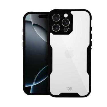 Imagem de Capa Case iPhone 16 Pro Max Dual Shock Sense Preta Gshield