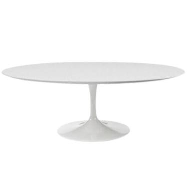 Imagem de Mesa de Jantar Tulipa Saarinen Oval 120x80 cm Tampo Laqueado - Linn De