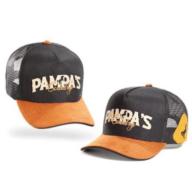 Imagem de Boné Aba Camurça Caramelo Unissex Original Pampas Country, Caramelo