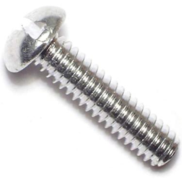 Imagem de Hard-to-Find Fastener 014973328443 Parafusos de máquina redondos com fenda, 1/4-50 x 2,5 cm, 20 peças