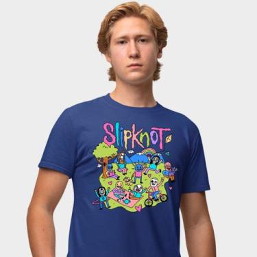 Imagem de Camisa Camiseta Genuine Grit Masculina Estampada Algodão 30.1 Slipknot
