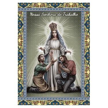 Imagem de 100 Santinho N S Sra Nossa Senhora do Trabalho (oração no verso) - 7x1