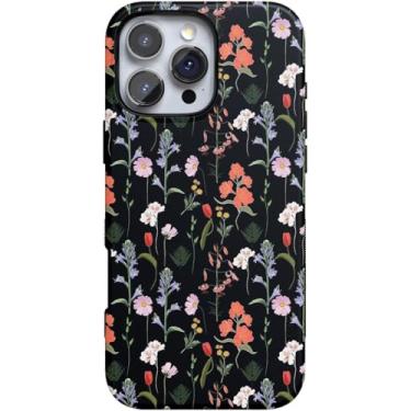 Imagem de Casely Capa para celular de 6,2 polegadas | Jardim secreto | Floral misto | Design de capa protetora ousada