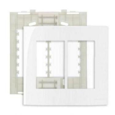 Imagem de Placa 4x4 6 postos c/ suporte sleek margirius