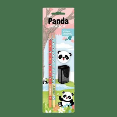Imagem de Kit Escolar Lápis Apontador Borracha 4 peças Leo e Leo - LEO&LEO, PAND