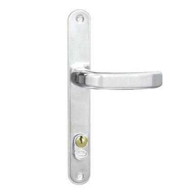 Imagem de Fechadura para Porta de Alumínio ou Aço com Espelho Cromado Serralheir